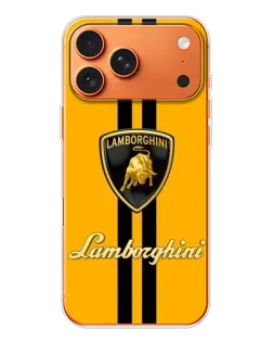 Чехол для iPhone 17 Pro Max с картинкой «Lamborghini Stripe желтый» Чехол для iPhone 17 Pro Max с картинкой «Lamborghini Stripe желтый»