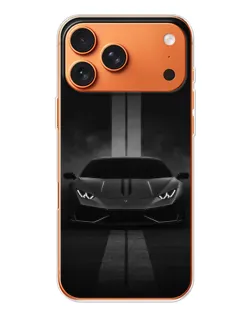 Чехол для iPhone 17 Pro Max с картинкой «Lamborghini симметрия дорог»