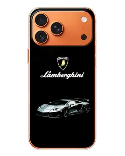 Чехол для iPhone 17 Pro Max с картинкой «Логотип Lamborghini классика»