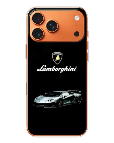 Чехол для iPhone 17 Pro Max с картинкой «Логотип Lamborghini классика»
