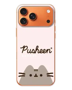 Чехол для iPhone 17 Pro Max с картинкой «Pusheen логотип»