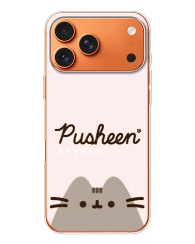 Чехол для iPhone 17 Pro Max с картинкой «Pusheen логотип»