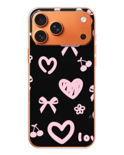 Чехол для iPhone 17 Pro Max с картинкой «Сатиновый бант»