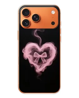 Чехол для iPhone 17 Pro Max с картинкой «Дымчатое сердце»