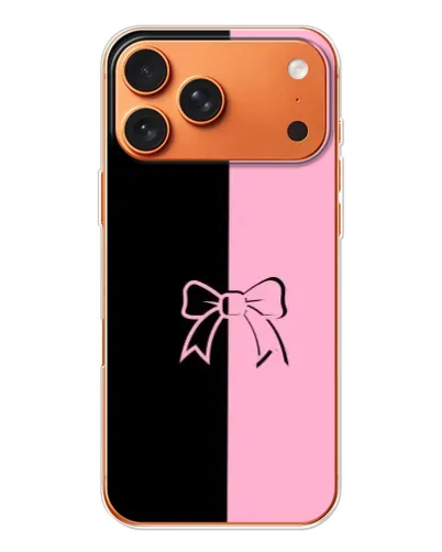 Чехол для iPhone 17 Pro Max с картинкой «Половинки банта» Чехол для iPhone 17 Pro Max с картинкой «Половинки банта»
