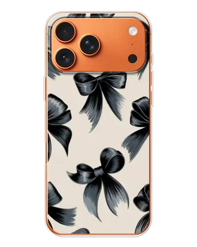 Чехол для iPhone 17 Pro Max с картинкой «Банты Coquette» Чехол для iPhone 17 Pro Max с картинкой «Банты Coquette»