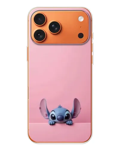 Чехол для iPhone 17 Pro Max с картинкой «Stitch выглядывает» Чехол для iPhone 17 Pro Max с картинкой «Stitch выглядывает»