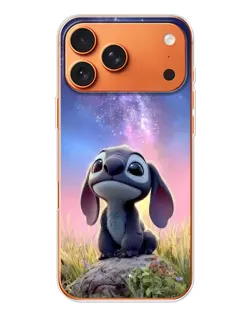 Чехол для iPhone 17 Pro Max с картинкой «Стич на рассвете»