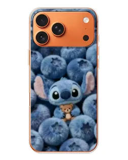 Чехол для iPhone 17 Pro Max с картинкой «Стич и голубика»