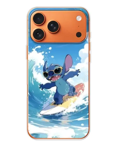 Чехол для iPhone 17 Pro Max с картинкой «Стич на волне» Чехол для iPhone 17 Pro Max с картинкой «Стич на волне»