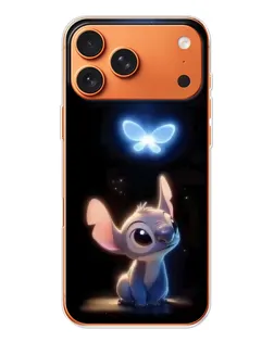 Чехол для iPhone 17 Pro Max с картинкой «Сияющий Стич»