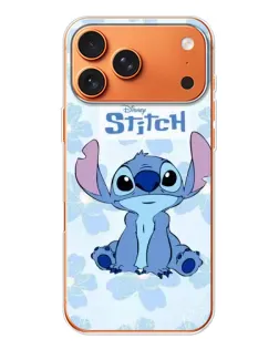 Чехол для iPhone 17 Pro Max с картинкой «Stitch среди цветов»