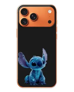 Чохол для iPhone 17 Pro Max з картинкою «Стіч на чорному»
