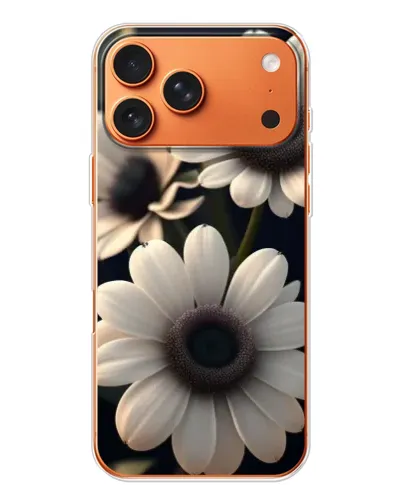 Чехол для iPhone 17 Pro Max с картинкой «Белые маргаритки макро» Чехол для iPhone 17 Pro Max с картинкой «Белые маргаритки макро»