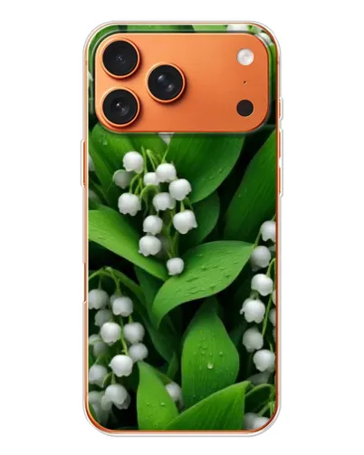 Чехол для iPhone 17 Pro Max с картинкой «Ландыши в зелени» Чехол для iPhone 17 Pro Max с картинкой «Ландыши в зелени»