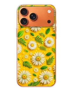 Чехол для iPhone 17 Pro Max с картинкой «Ромашковое солнце»