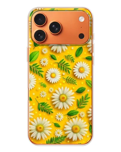 Чехол для iPhone 17 Pro Max с картинкой «Ромашковое солнце» Чехол для iPhone 17 Pro Max с картинкой «Ромашковое солнце»