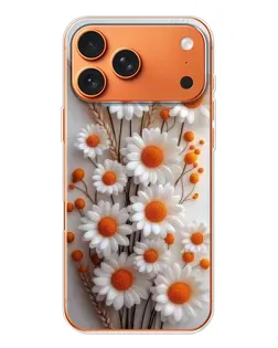 Чехол для iPhone 17 Pro Max с картинкой «Белые сухоцветы»