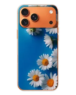 Чехол для iPhone 17 Pro Max с картинкой «Белоснежные маргаритки»