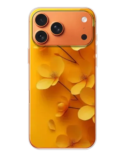 Чехол для iPhone 17 Pro Max с картинкой «Золотые лепестки» Чехол для iPhone 17 Pro Max с картинкой «Золотые лепестки»