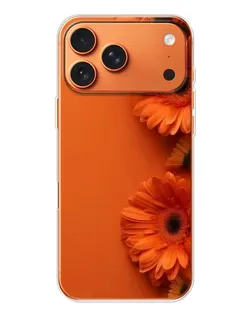 Чехол для iPhone 17 Pro Max с картинкой «Оранжевые герберы»