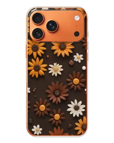 Чехол для iPhone 17 Pro Max с картинкой «Узор из маленьких подсолнухов» Чехол для iPhone 17 Pro Max с картинкой «Узор из маленьких подсолнухов»