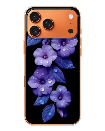 Чехол для iPhone 17 Pro Max с картинкой «Фиолетовые цветы с росою» Чехол для iPhone 17 Pro Max с картинкой «Фиолетовые цветы с росою»