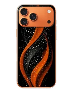 Чехол для iPhone 17 Pro Max с картинкой «Огненная звездная волна»