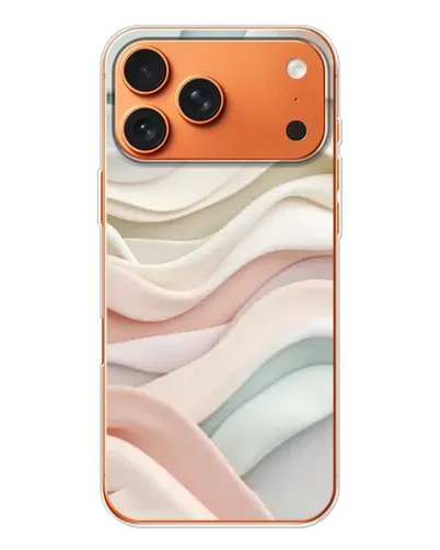 Чехол для iPhone 17 Pro Max с картинкой «Пастельные нежные волны» Чехол для iPhone 17 Pro Max с картинкой «Пастельные нежные волны»