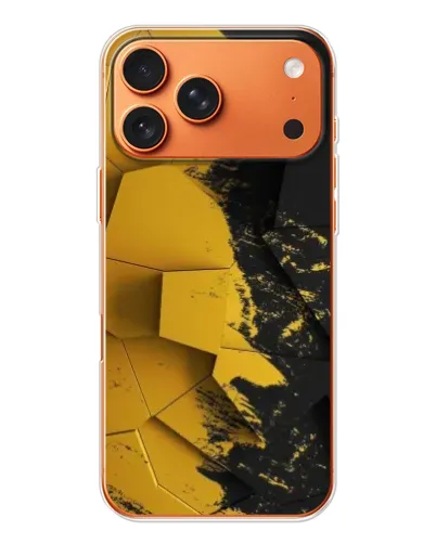 Чехол для iPhone 17 Pro Max с картинкой «Золотые осколки геометрии» Чехол для iPhone 17 Pro Max с картинкой «Золотые осколки геометрии»