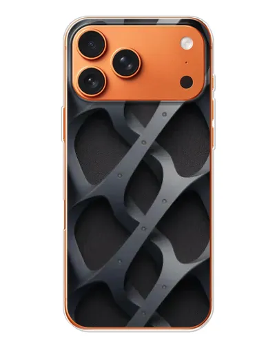 Чехол для iPhone 17 Pro Max с картинкой «Объемное серое плетение» Чехол для iPhone 17 Pro Max с картинкой «Объемное серое плетение»