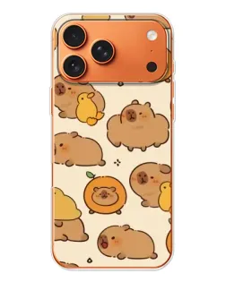 Чехол для iPhone 17 Pro Max с картинкой «Капибары с апельсинами»