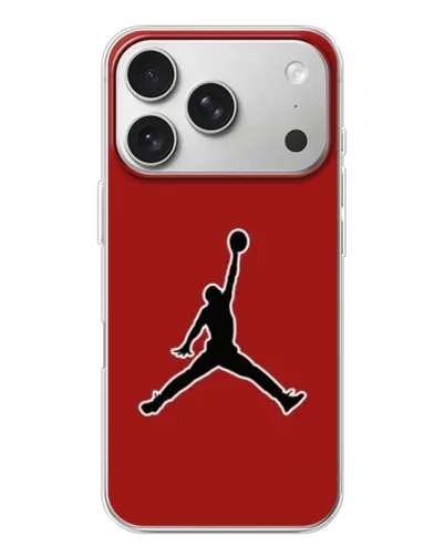 Чехол для iPhone 17 Pro с картинкой «Jordan Red Back» Чехол для iPhone 17 Pro с картинкой «Jordan Red Back»