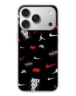 Чехол для iPhone 17 Pro с картинкой «Nike Mix Pattern»