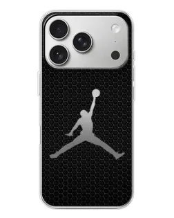 Чехол для iPhone 17 Pro с картинкой «Jordan Dark Carbon»