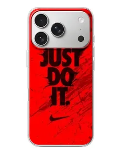 Чехол для iPhone 17 Pro с картинкой «Nike Just Do It»