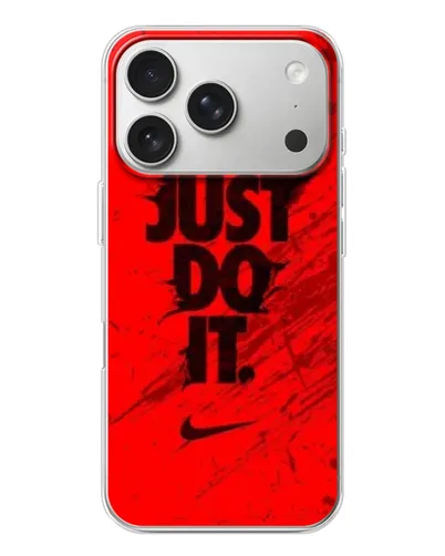 Чехол для iPhone 17 Pro с картинкой «Nike Just Do It» Чехол для iPhone 17 Pro с картинкой «Nike Just Do It»