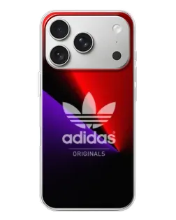 Чохол для iPhone 17 Pro з картинкою «Adidas Red Neon» Чохол для iPhone 17 Pro з картинкою «Adidas Red Neon»