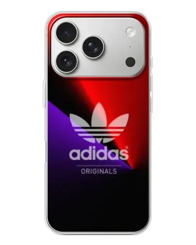 Чехол для iPhone 17 Pro с картинкой «Adidas Red Neon» Чехол для iPhone 17 Pro с картинкой «Adidas Red Neon»