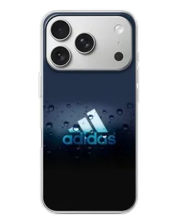Чехол для iPhone 17 Pro с картинкой «Adidas Water Drops»