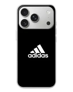 Чехол для iPhone 17 Pro с картинкой «Черная классика Adidas»