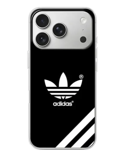Чехол для iPhone 17 Pro с картинкой «Adidas с диагональными полосами» Чехол для iPhone 17 Pro с картинкой «Adidas с диагональными полосами»