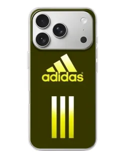 Чехол для iPhone 17 Pro с картинкой «Оливковый градиент Adidas»