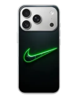 Чохол для iPhone 17 Pro з картинкою «Неоновий контур Nike» Чохол для iPhone 17 Pro з картинкою «Неоновий контур Nike»