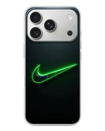 Чехол для iPhone 17 Pro с картинкой «Неоновый контур Nike» Чехол для iPhone 17 Pro с картинкой «Неоновый контур Nike»