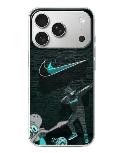 Чехол для iPhone 17 Pro с картинкой «Спортивный арт Nike» Чехол для iPhone 17 Pro с картинкой «Спортивный арт Nike»