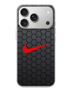 Чохол для iPhone 17 Pro з картинкою «Nike — карбонова сітка» Чохол для iPhone 17 Pro з картинкою «Nike — карбонова сітка»