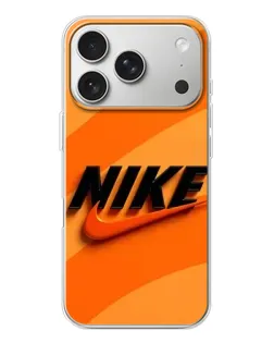 Чохол для iPhone 17 Pro з картинкою «Помаранчевий драйв Nike» Чохол для iPhone 17 Pro з картинкою «Помаранчевий драйв Nike»