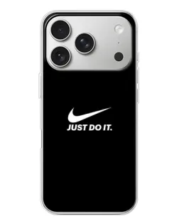 Чехол для iPhone 17 Pro с картинкой «Минимализм от Nike»