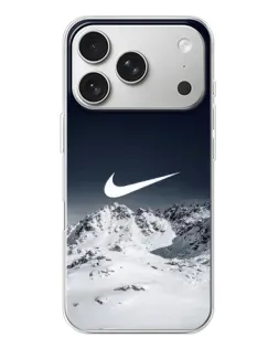 Чехол для iPhone 17 Pro с картинкой «Nike — зимние горы»